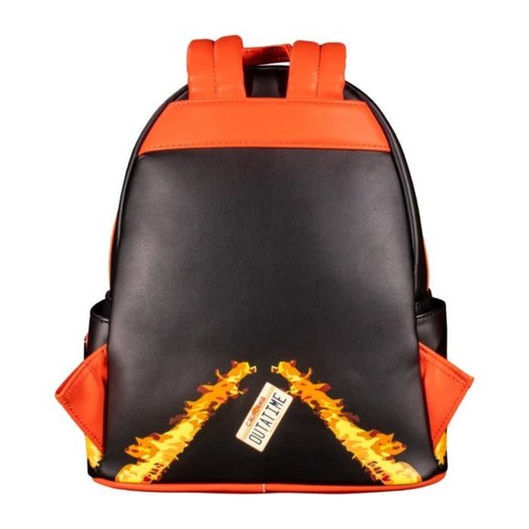 Loungefly Back to the Future - Delorean and Clock Tower Mini Backpack - Picture 2 of 4